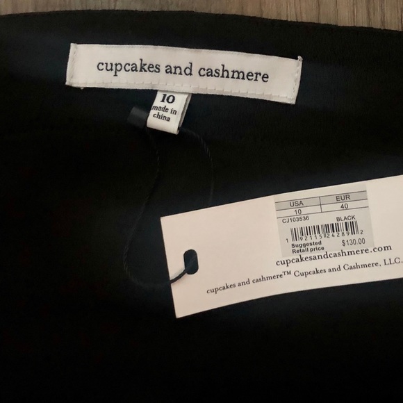 NWT Cupcakes & Cashmere Black Well-Suited Jumpsuit - Picture 14 of 14